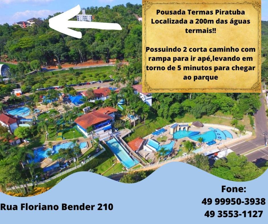 Pousada Termas Piratuba Esterno foto